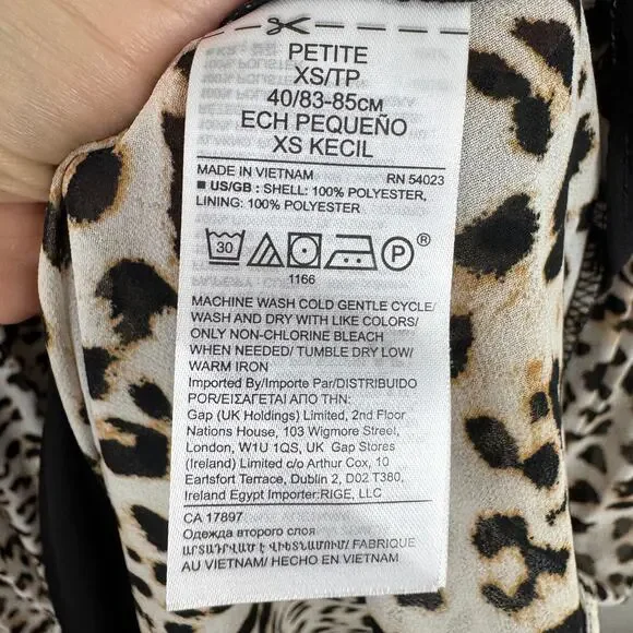 Banana Republic Pleated Midi Dress in Cheetah Print - Picture 5 of 6